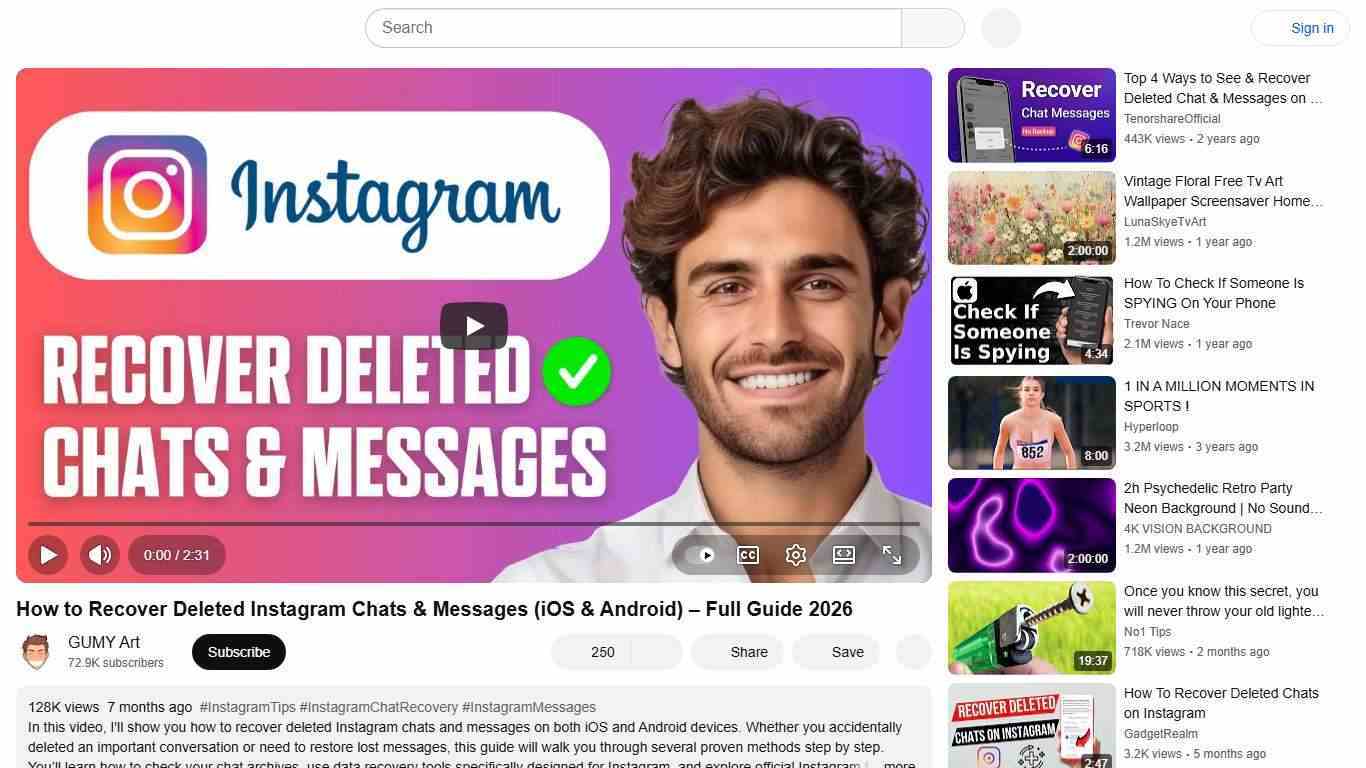 How to Recover Deleted Instagram Chats & Messages (iOS & Android) – Full Guide 2026 - YouTube