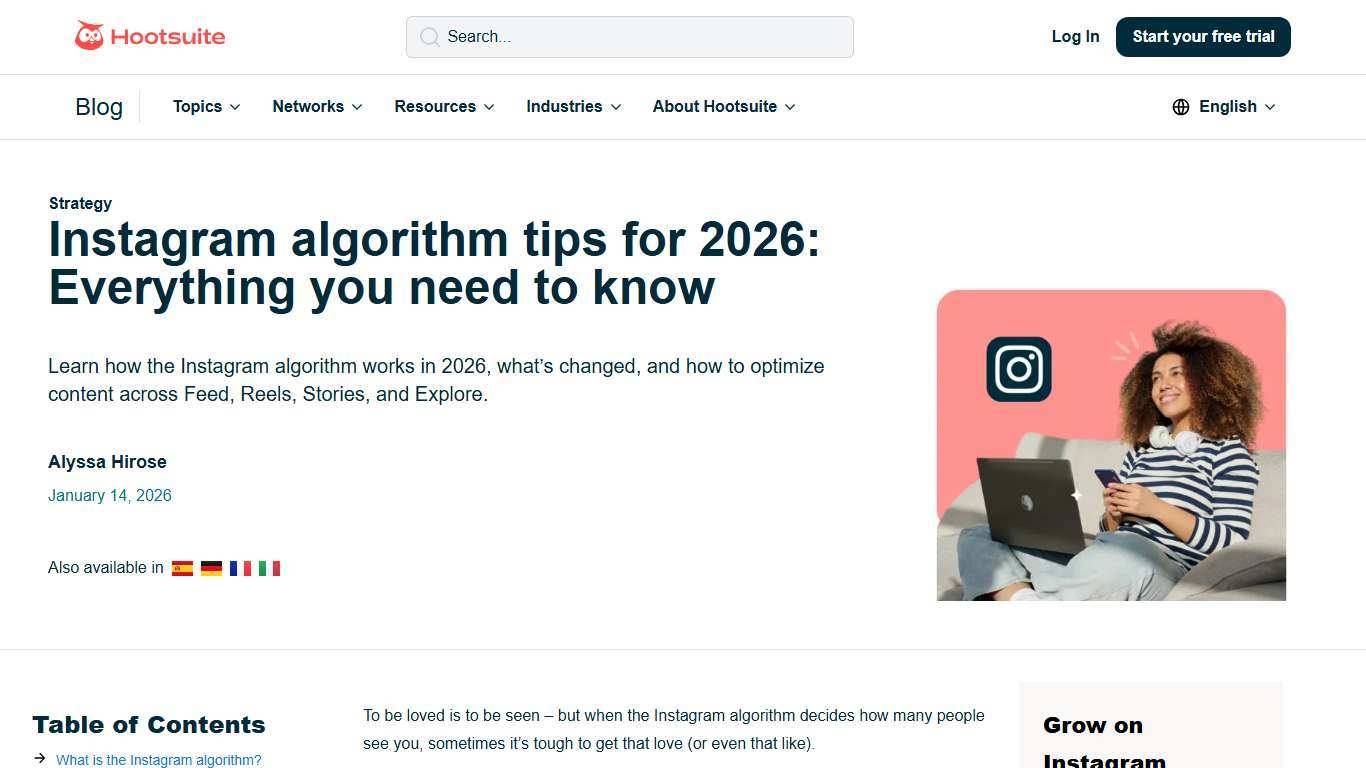 Instagram algorithm tips for 2026: Everything you need to know