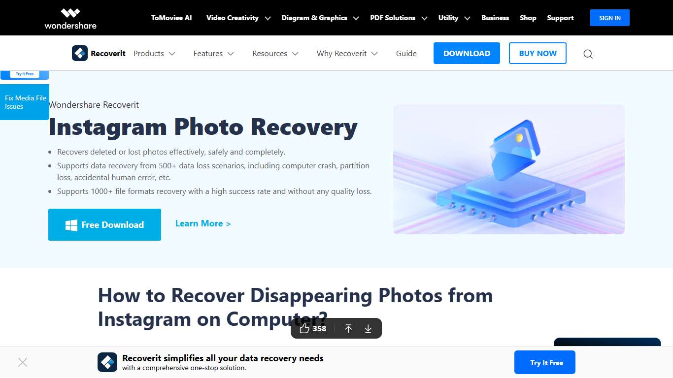 [2026] How to Recover Disappearing Photos on Instagram or Computer?